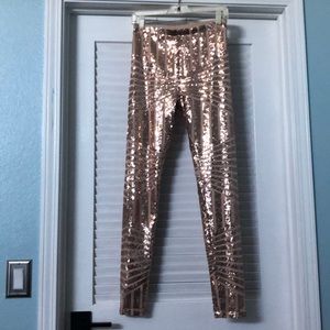 ROSE GOLD  Sequin pants by Gianni Bini